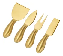 Comprar Mdesign Juego De 4 Cuchillos De Queso Con Mango De Acero, Co