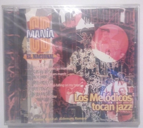 Disco Cd Manía Los Melódicos Tocan Jazz