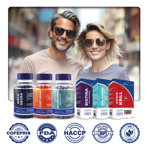 Citrato De Potasio + Omega 3 | 160 Capsulas | Maklen