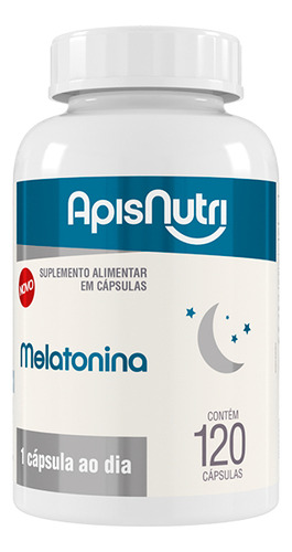 Melatonina - 120 Cápsulas - Apisnutri
