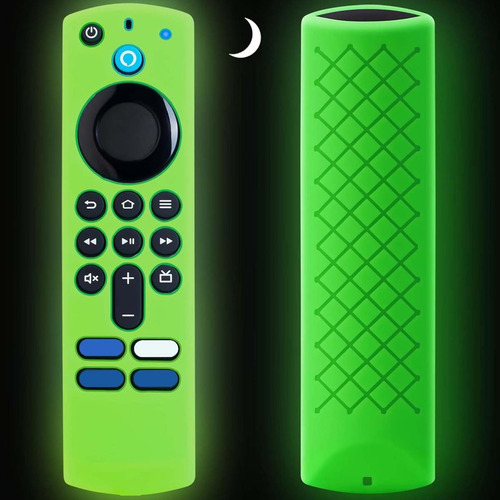Funda Control Para Amazon Fire Tv Stick 4k Alexa Case Verde Lima