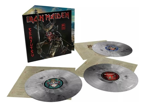 Iron Maiden Lp Senjutsu Vinil Cinza - Gray