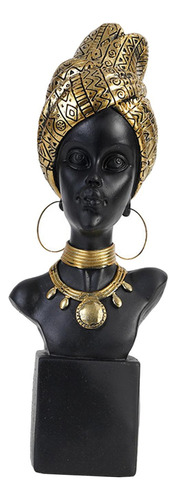 Mujer Africana Estatua Arte Escultura Decoración Moderna