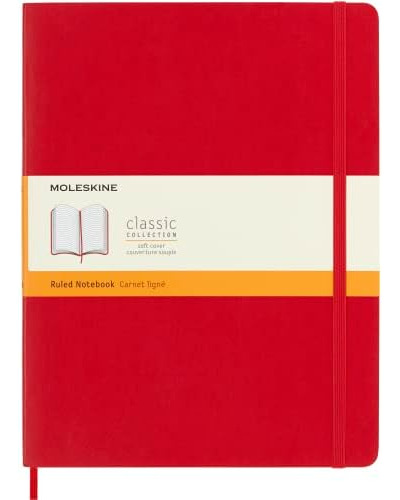 Classic Notebook, Soft Cover, Xl (7.5  X 9.5 ) Ruled/