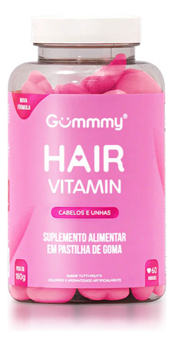 Vitaminas Gummy Hair Para Cabello, Piel Y Uñas