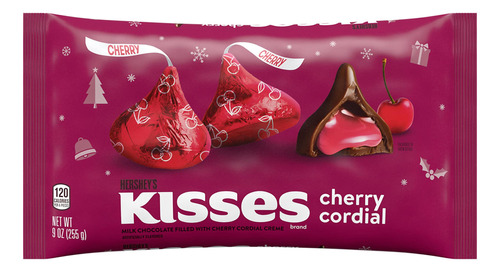 Hershey's Kisses Cherry Cordial - Chocolate Con Leche Rellen