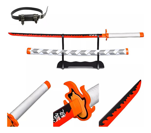 104cm Katana De Madera Demon Slayer Espada Colección