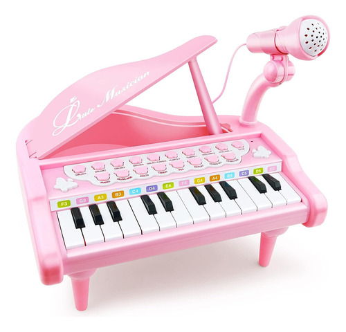 Love & Mini - Piano/teclado De Juguete Para Niños 3 A 5 Años