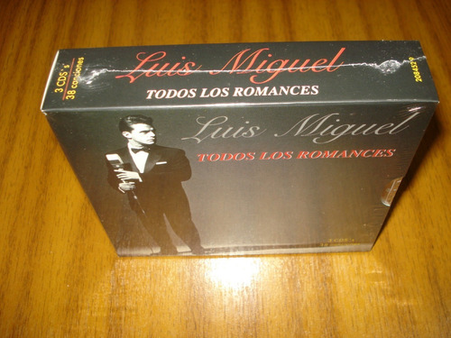 Box Luis Miguel / Romance (nuevos Y Sellados) 3 Cd