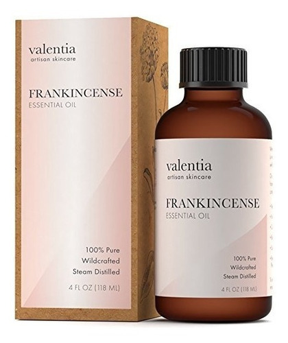 Valentia Incienso Aceite Esencial (4 Oz) 100% Puro, Destilad