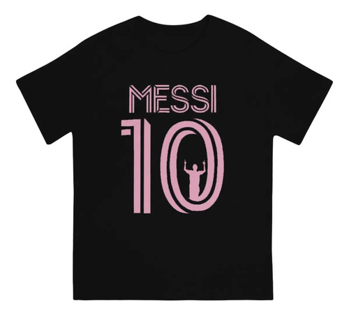Camiseta De Algodón Con El Número 10 De Messi