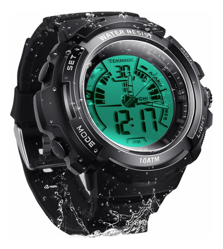 10 Atm Impermeable Reloj Natación Buceo Para Hombres Niños