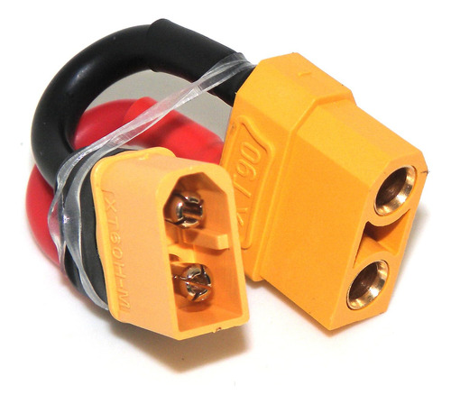Adaptador Xt60 A Xt90 Con Cable 12awg - Conexin Segura
