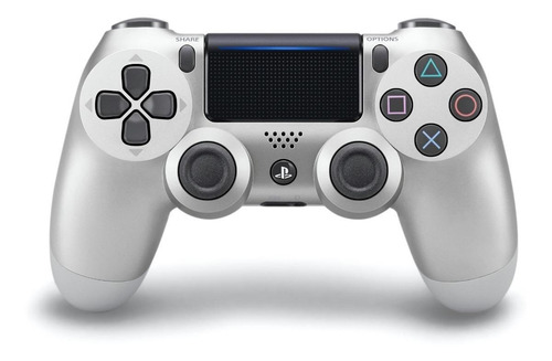 Imagen 1 de 2 de Control joystick inalámbrico Sony PlayStation Dualshock 4 silver
