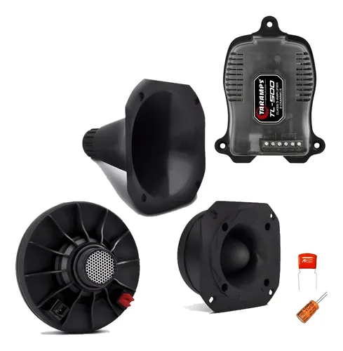 Modulo Tl 500 Taramps+ Kit Driver+ Tweeter + Corneta 200w