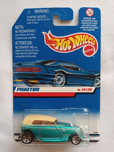 Hot Wheels Phaeton Primera Edición 