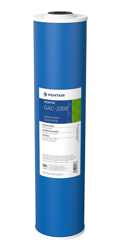 Pentair Pentek Gac-20bb Filtro De Agua De Carbono Azul Grand