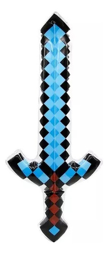 Espada Minecraft De Diamante 60 Cm Inflable Juguete Niños