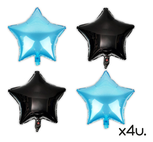 Combo Globos De Belgrano Deco Cumpleaños Super Completo 00 - Otros Números Set Cumpleaños