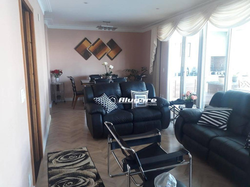 Apartamento Com 3 Suítes + 3 Vagas À Venda, 126 M² Por R$ 990mil - Centro - Guarulhos/sp - Ap3062