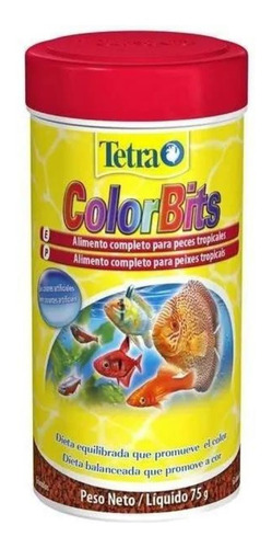 Imagem 1 de 3 de Ração P/ Peixes Tropicais Tetra Colorbits Granules 75g