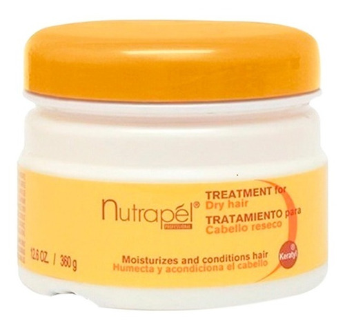 Tratamiento Para Cabello Reseco Nutrapel Tarro 360gr