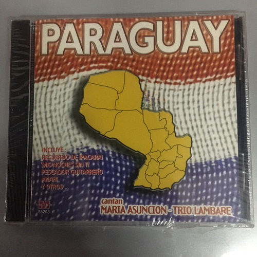 Maria Asunción Trio Lambare - Musica De Paraguay- Cd / Kk 