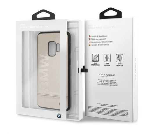 Forro Funda Bmw Signature Logo Imprint Hard Galaxy S9