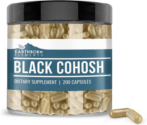Black Cohosh Puro Premium 100% -  200 Capsulas Eg Z48 Sabor Nd