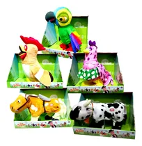 Comprar Set Peluches La Granja De Zenón Con Movimiento Y Musical 5p