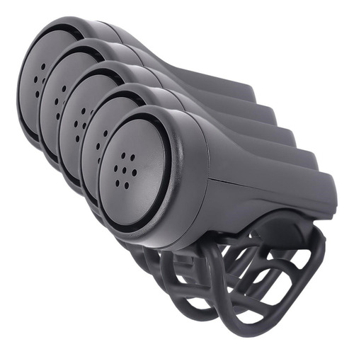 Campana Compacta De Bicicleta, Mxbhn-005, 5 Pzas, 3.4 Øcmx6c Color Negro