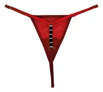 Comprar Tanga Bijou Cola Less Con Detalles Lenceria Ajustable