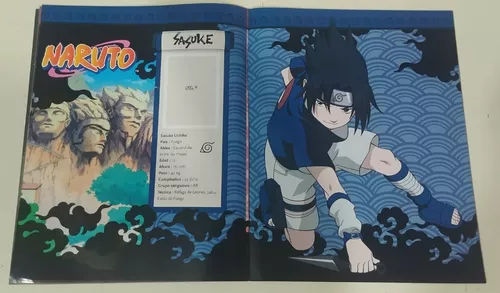 ALBUM FIGURINHAS NARUTO TRUE SPIRIT OF THE NINJA - COMP