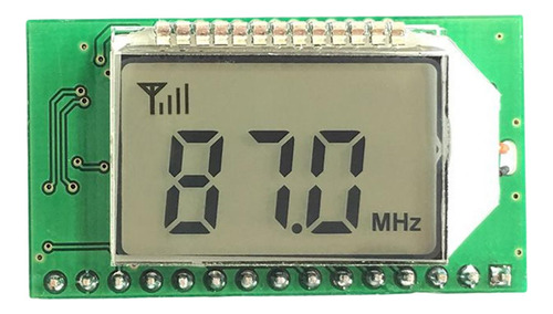 Módulo Receptor De Radio Fm Digital Con Pantalla Lcd Dc 3v