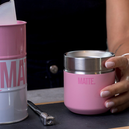 Imagen 8 de 9 de Nuevo Matte Ds Pro Pink + Bombilla - 100% Acero Inoxidable