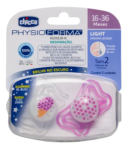 Chupeta Physio Light Lumi