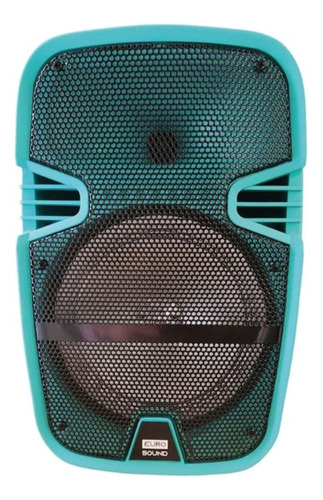 Parlante Miami 1500w 8 Vr Eurosound Color Agua