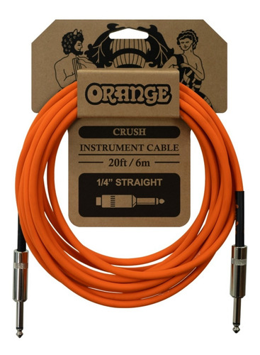 Imagem 1 de 2 de Cabo Orange Crush Instrument Cable (20ft - 6m)