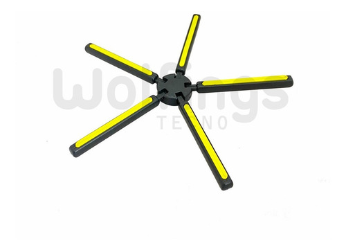 Imagen 3 de 7 de Posa Pava Apoya Fuente De Silicona Modelo Estrella Plegable