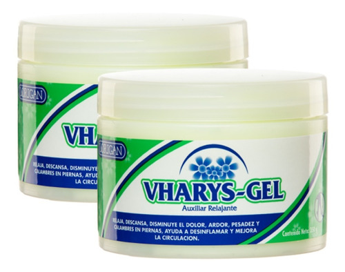 Gel Relajante Vharys Gel Para Dolor Florigan 350g Pack2