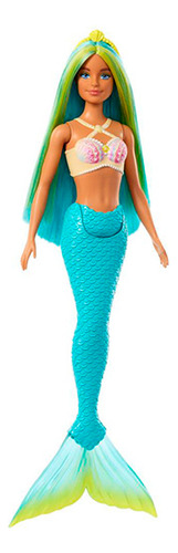 Muñeca Barbie Sirenas Con Cabello De Color Turquesa
