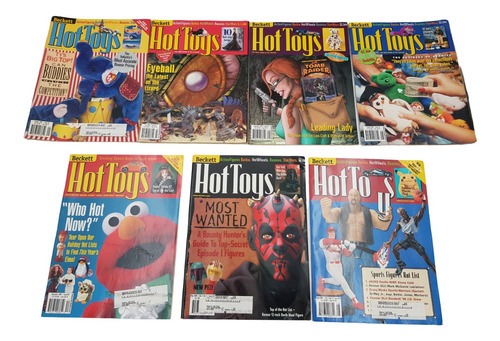 Pack De 7 Revistas Hot Toys 1998-1999 Vintage Abierto