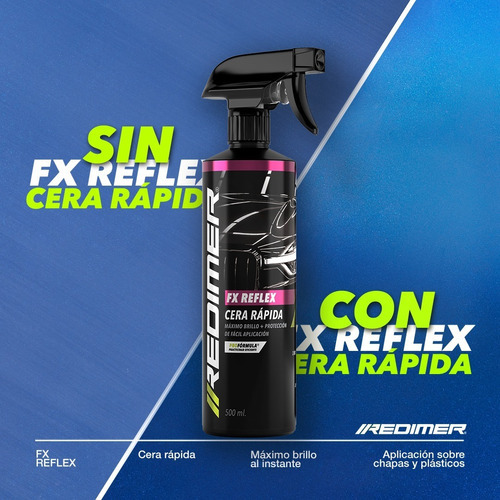 Cera Rápida Para Auto Fx Reflex - Redimer 500ml