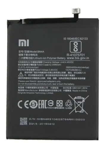 Bateria Pila Xiaomi Redmi Note 7 / Note 7 Pro Bn4a 3900mah