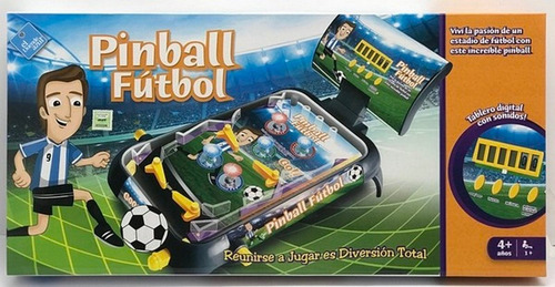 Juego Pinball Futbol De Mesa Tablero Digital Ar1 6648 Ellobo