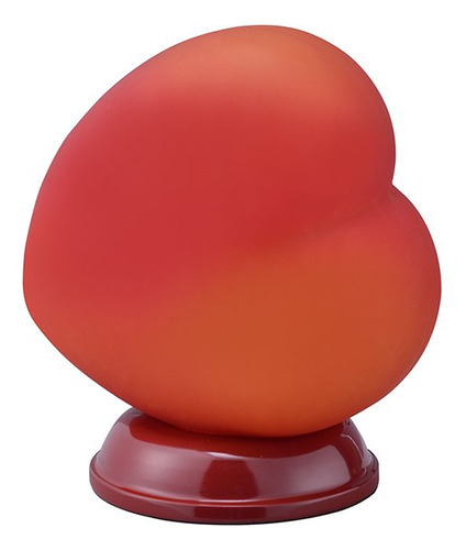 Lámpara De Mesa Corazón, 21.3 Cm, Rojo