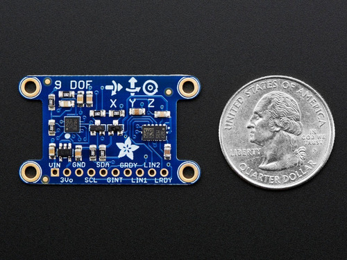 Adafruit 9-dof Imu Breakout - L3gd20h + Lsm303