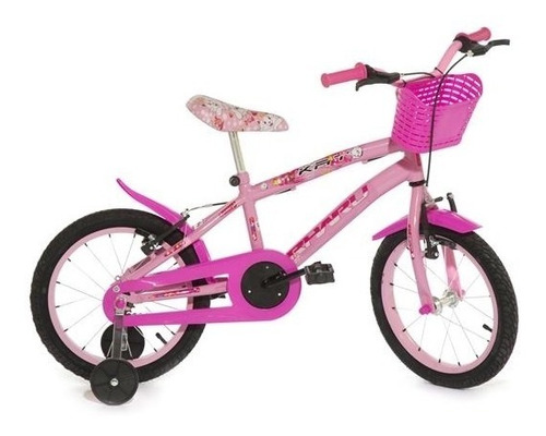 Bicicleta Infantil Aro 16 Rharu Cartoon Personagens Masc Fem