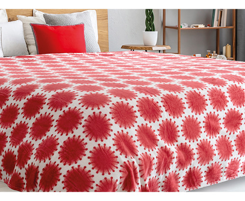 Cobertor Ligero Ottawa Rojo King Size Dormireal