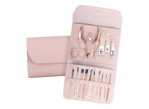 Kit Profesional Manicure, Pedicure Y Limpieza Facial 16 Pcs